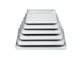 Angled tray